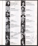Metropolitan Opera - Season Guide 2001-2002 Signed by Multiple Artists