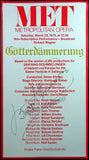 Metropolitan Opera - Set of 4 Der Ring des Nibelungen Mini Posters Signed