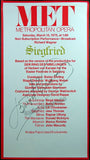 Metropolitan Opera - Set of 4 Der Ring des Nibelungen Mini Posters Signed