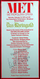 Metropolitan Opera - Set of 4 Der Ring des Nibelungen Mini Posters Signed