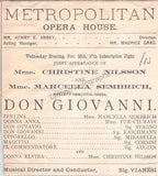 Metropolitan Opera - Set of Clips from the 1st Season 1883-1884