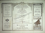 Metropolitan Opera - Sunday Concerts Program Lot 1910-1915
