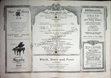 Metropolitan Opera - Sunday Concerts Program Lot 1910-1915