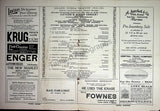 Metropolitan Opera - Sunday Concerts Program Lot 1910-1915