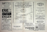 Metropolitan Opera - Sunday Concerts Program Lot 1910-1915