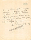 Milhaud, Darius - Autograph Letter signed 1939