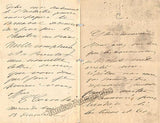 Miolan-Carvalho, Marie Caroline - Lot of 5 Autograph Letters Signed