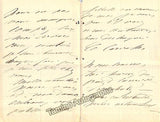 Miolan-Carvalho, Marie Caroline - Lot of 5 Autograph Letters Signed
