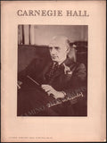 Mitropoulos, Dimitri - Concert Program Carnegie Hall 1942-43