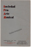 Moiseiwitsch, Benno - Signed Program Havana 1949