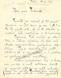 Morfova, Kristyna - Autograph Letter Signed 1926