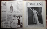 MUSICA Magazine - Bound Volume with 22 Magazines 1909-1911 + 7 More