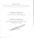 Musica Viva Festival - Bavarian State Opera and Radio - Lot of 8 Programs 1952-1962