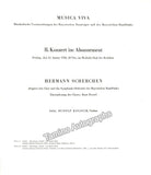 Musica Viva Festival - Bavarian State Opera and Radio - Lot of 8 Programs 1952-1962