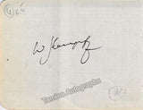 Muzio, Claudia - Signed Album Page 1934 + Signature of Wilhelm Kempff