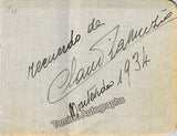 Muzio, Claudia - Signed Album Page 1934 + Signature of Wilhelm Kempff