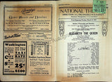 National Theatre - Lot of 8 Theater Signed Programs 1930-1932