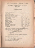 Nerone - World Premiere Libretto-Program 1935