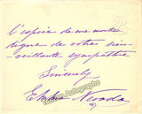 Nevada, Emma - 1 Autograph Letter Signed + 1 Signed Card