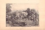 New York Houses and Landscapes - Collection of 61 Plates by Eliza Greatorex 1870s