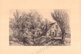 New York Houses and Landscapes - Collection of 61 Plates by Eliza Greatorex 1870s