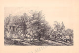 New York Houses and Landscapes - Collection of 61 Plates by Eliza Greatorex 1870s