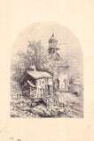 New York Houses and Landscapes - Collection of 61 Plates by Eliza Greatorex 1870s
