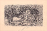 New York Houses and Landscapes - Collection of 61 Plates by Eliza Greatorex 1870s