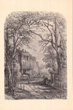 New York Houses and Landscapes - Collection of 61 Plates by Eliza Greatorex 1870s