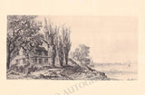 New York Houses and Landscapes - Collection of 61 Plates by Eliza Greatorex 1870s