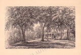 New York Houses and Landscapes - Collection of 61 Plates by Eliza Greatorex 1870s