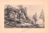 New York Houses and Landscapes - Collection of 61 Plates by Eliza Greatorex 1870s