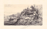 New York Houses and Landscapes - Collection of 61 Plates by Eliza Greatorex 1870s