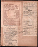 New York Opera and Theater Program Clip Album 1891-1894