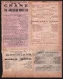 New York Opera and Theater Program Clip Album 1891-1894