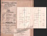New York Opera and Theater Program Clip Album 1891-1894