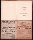 New York Opera and Theater Program Clip Album 1891-1894