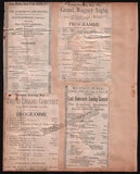 New York Opera and Theater Program Clip Album 1891-1894