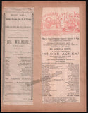 New York Opera and Theater Program Clip Album 1891-1894