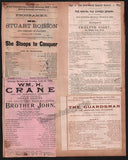 New York Opera and Theater Program Clip Album 1891-1894