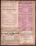 New York Opera and Theater Program Clip Album 1891-1894