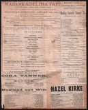 New York Opera and Theater Program Clip Album 1891-1894