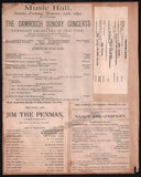 New York Opera and Theater Program Clip Album 1891-1894