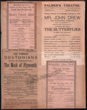 New York Opera and Theater Program Clip Album 1891-1894