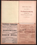 New York Opera and Theater Program Clip Album 1891-1894