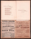 New York Opera and Theater Program Clip Album 1891-1894