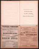 New York Opera and Theater Program Clip Album 1891-1894