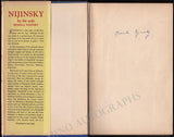 Nijinsky, Romola - Signed Book "Nijinsky by His Wife" 1935