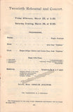 Nikisch, Arthur - Boston Symphony Orchestra - 6 Concert Programs 1891-1893