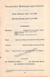 Nikisch, Arthur - Boston Symphony Orchestra - 6 Concert Programs 1891-1893
